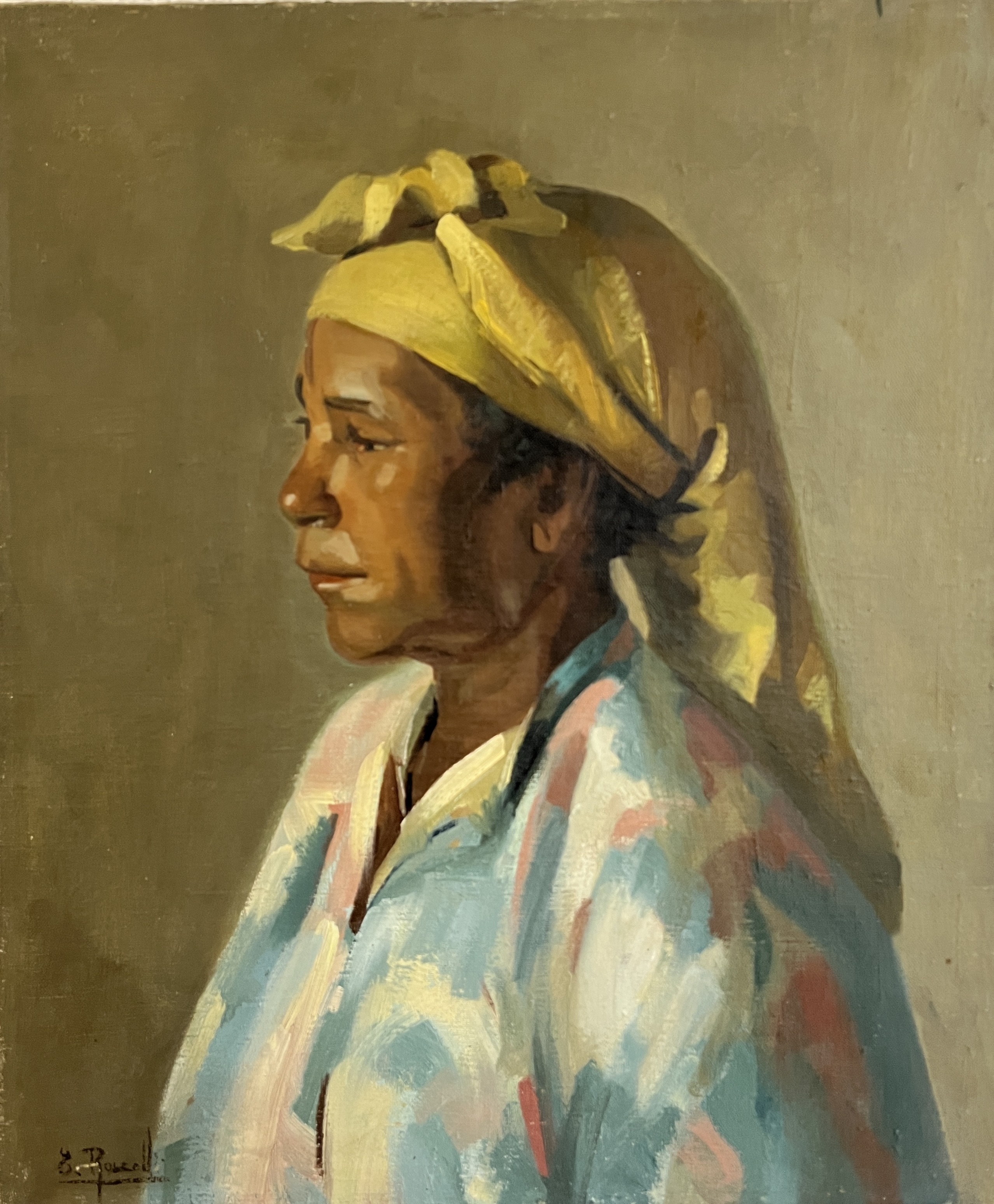 E. Rosselli, Femme au turban jaune E. Rosselli, Femme au turban jaune