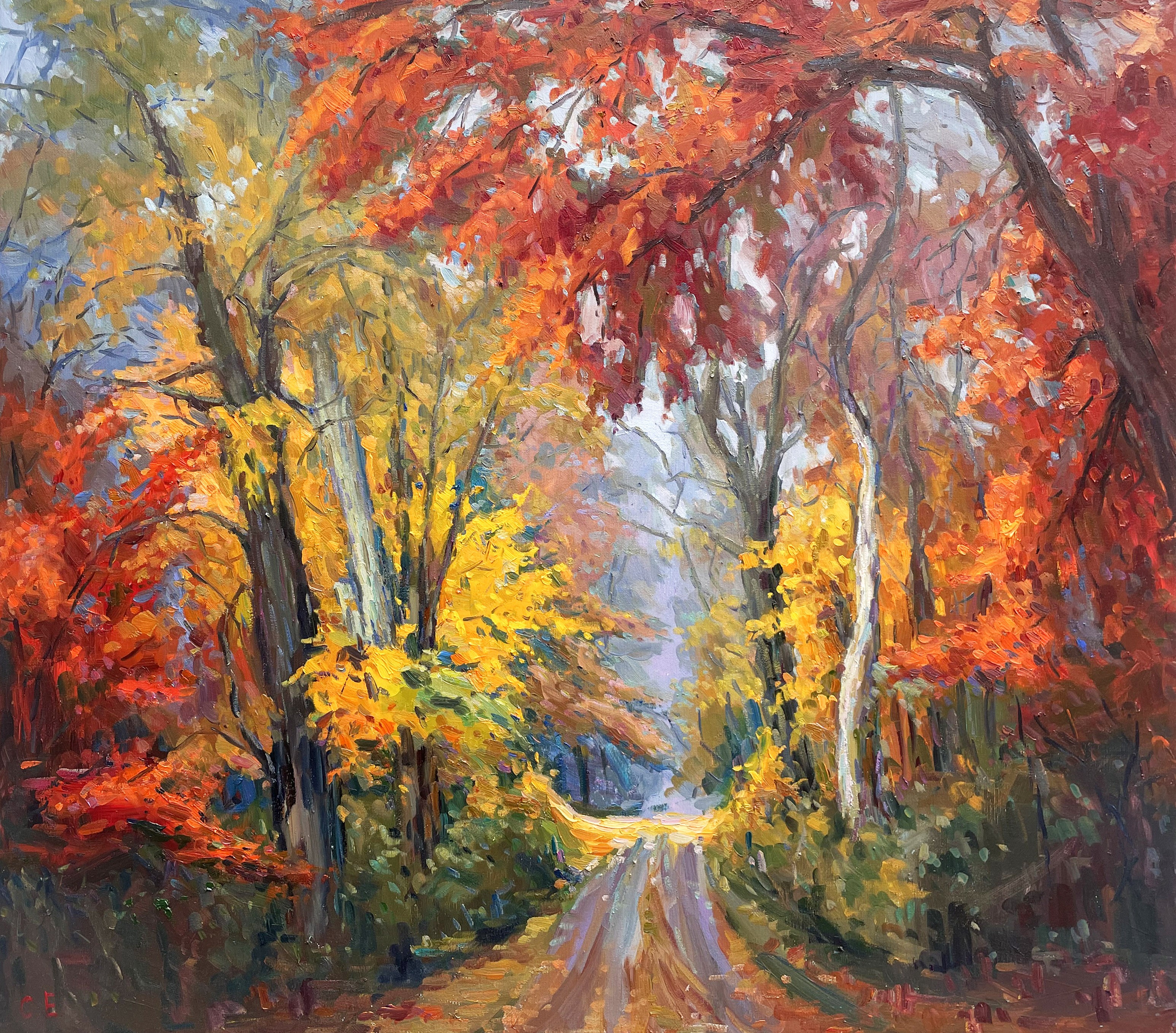 Evgeny Chernyakovsky, Autumn forest Evgeny Chernyakovsky, Autumn forest