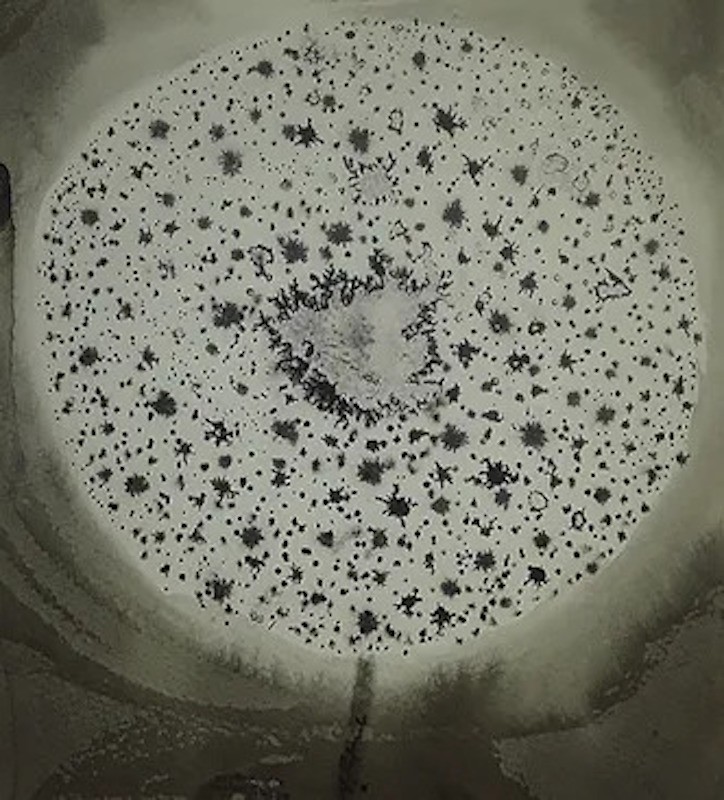Alvaro Petritoli, Grey frame - Dandelion aura Alvaro Petritoli, Grey frame - Dandelion aura