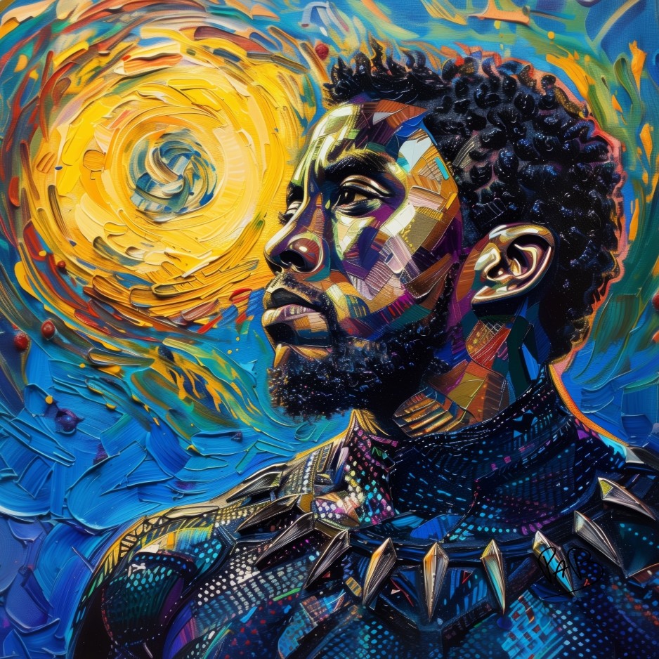 PAB, Portrait of Black Panther PAB, Portrait of Black Panther