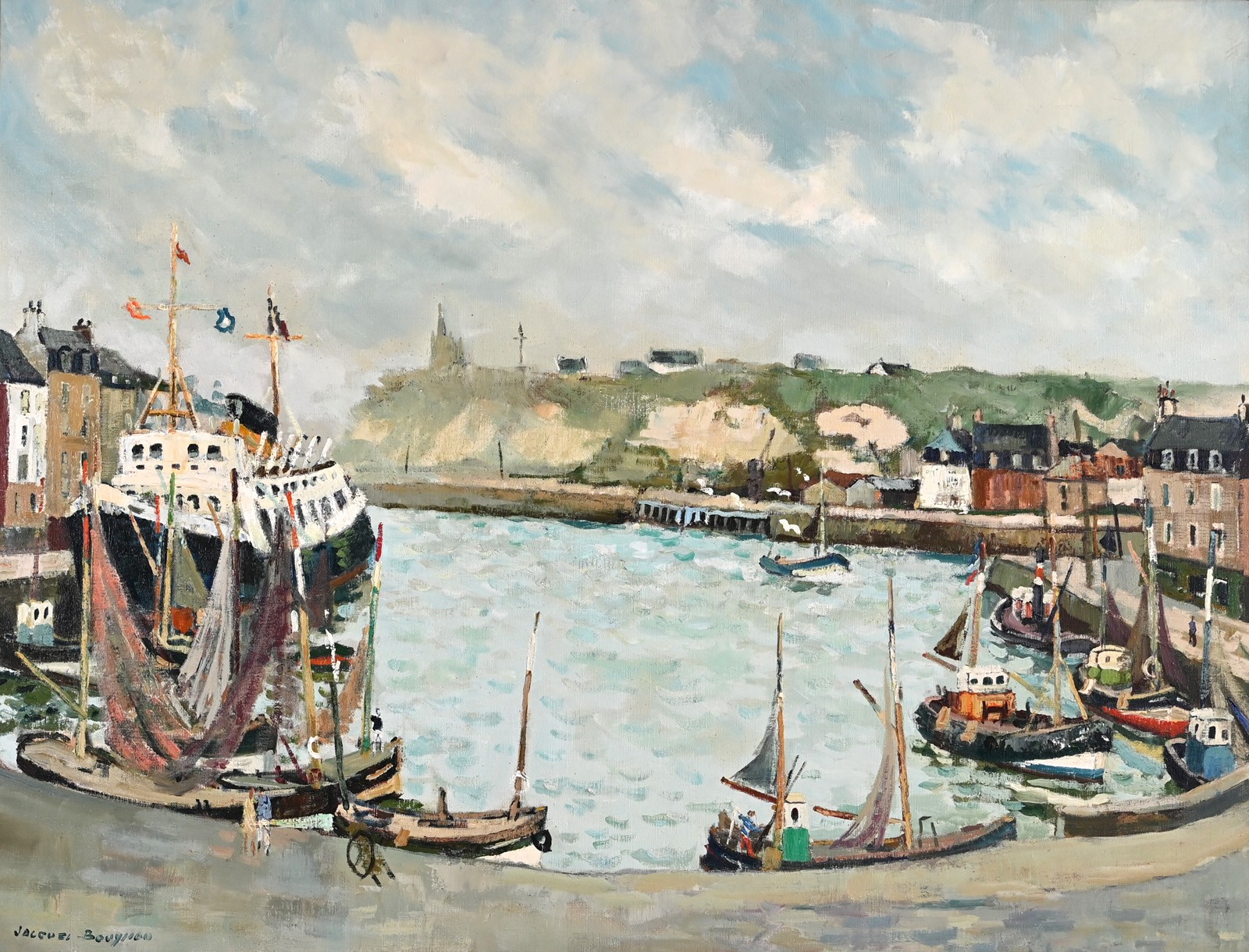 Jacques Bouyssou, Le port de Dieppe Jacques Bouyssou, Le port de Dieppe