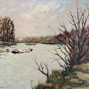 Gemälde, Carrière sur Seine, Jacques Bouyssou