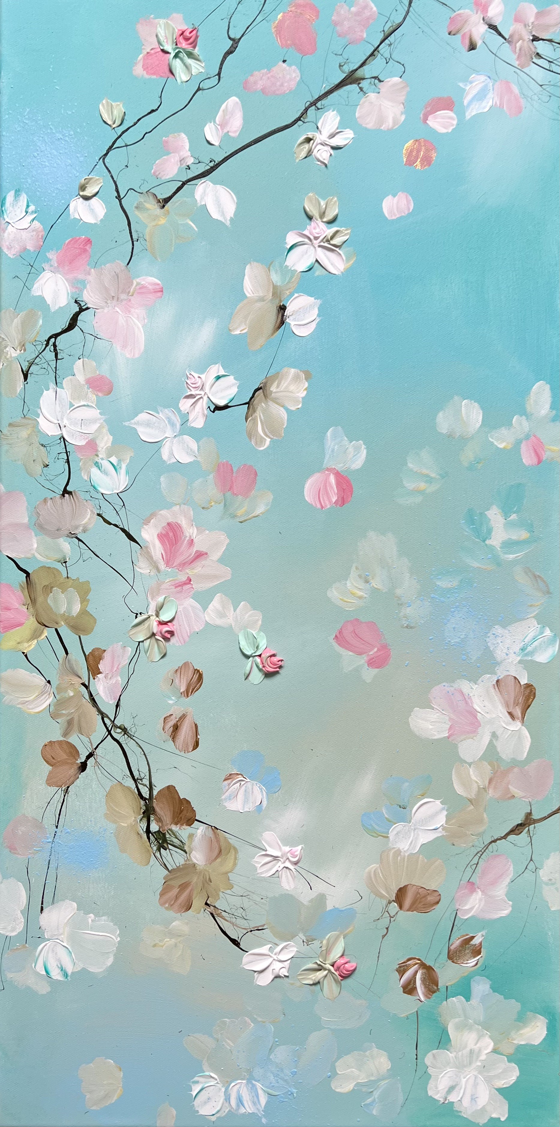 Anastassia Skopp, Flow floral artwork Anastassia Skopp, Flow floral artwork