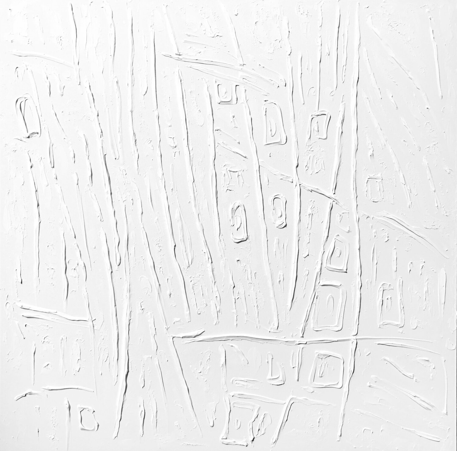 Nataliia Krykun, Winter forest - 3d minimalism textured abstraction Nataliia Krykun, Winter forest - 3d minimalism textured abstraction