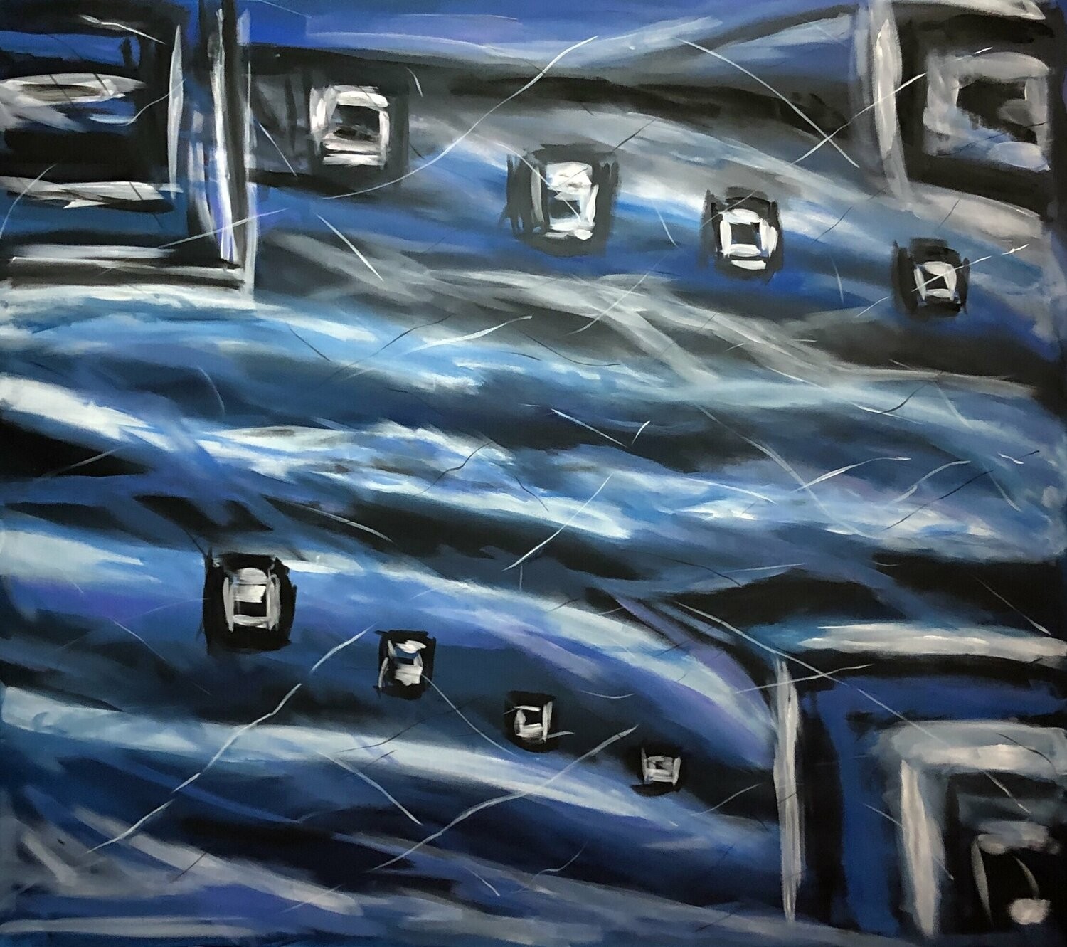 Nataliia Krykun, Blue, White, Black Nataliia Krykun, Blue, White, Black