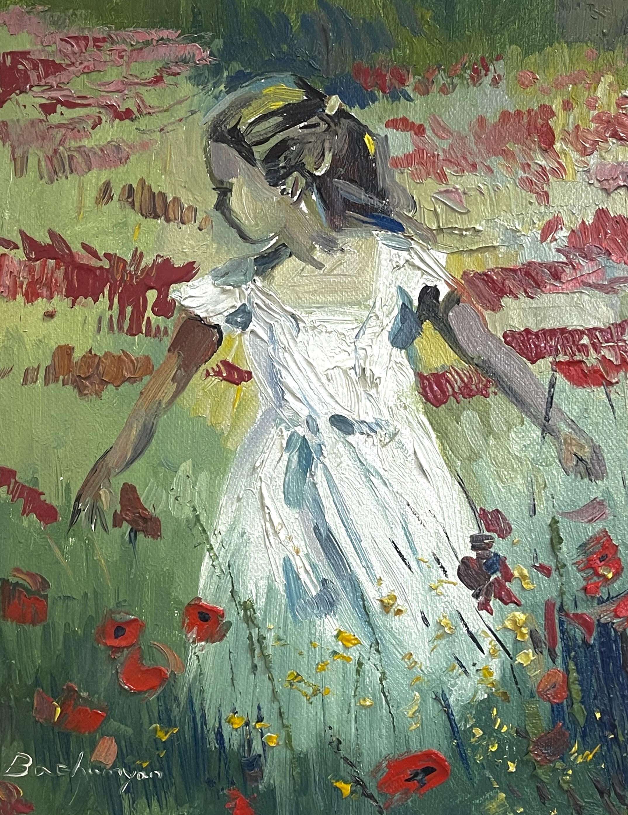 Vahe Bagumyan, Little Girl in Poppies Field Vahe Bagumyan, Little Girl in Poppies Field