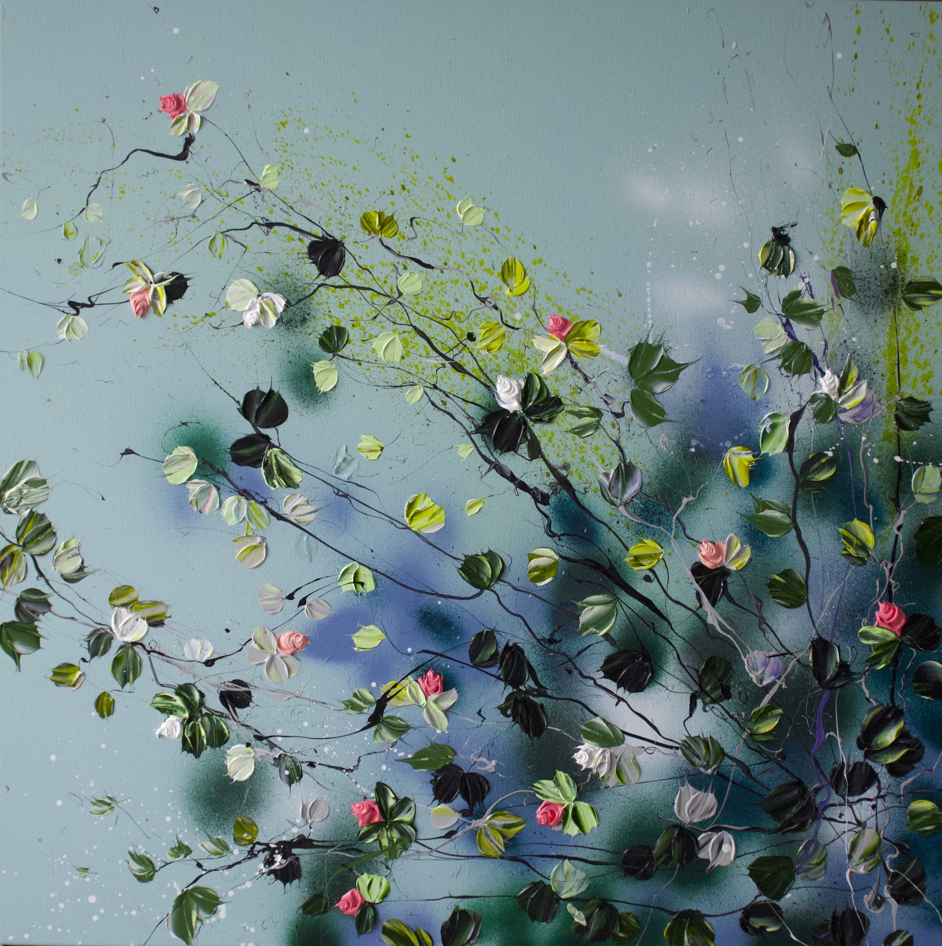 Anastassia Skopp, Calm Day II - square floral romantic art Anastassia Skopp, Calm Day II - square floral romantic art