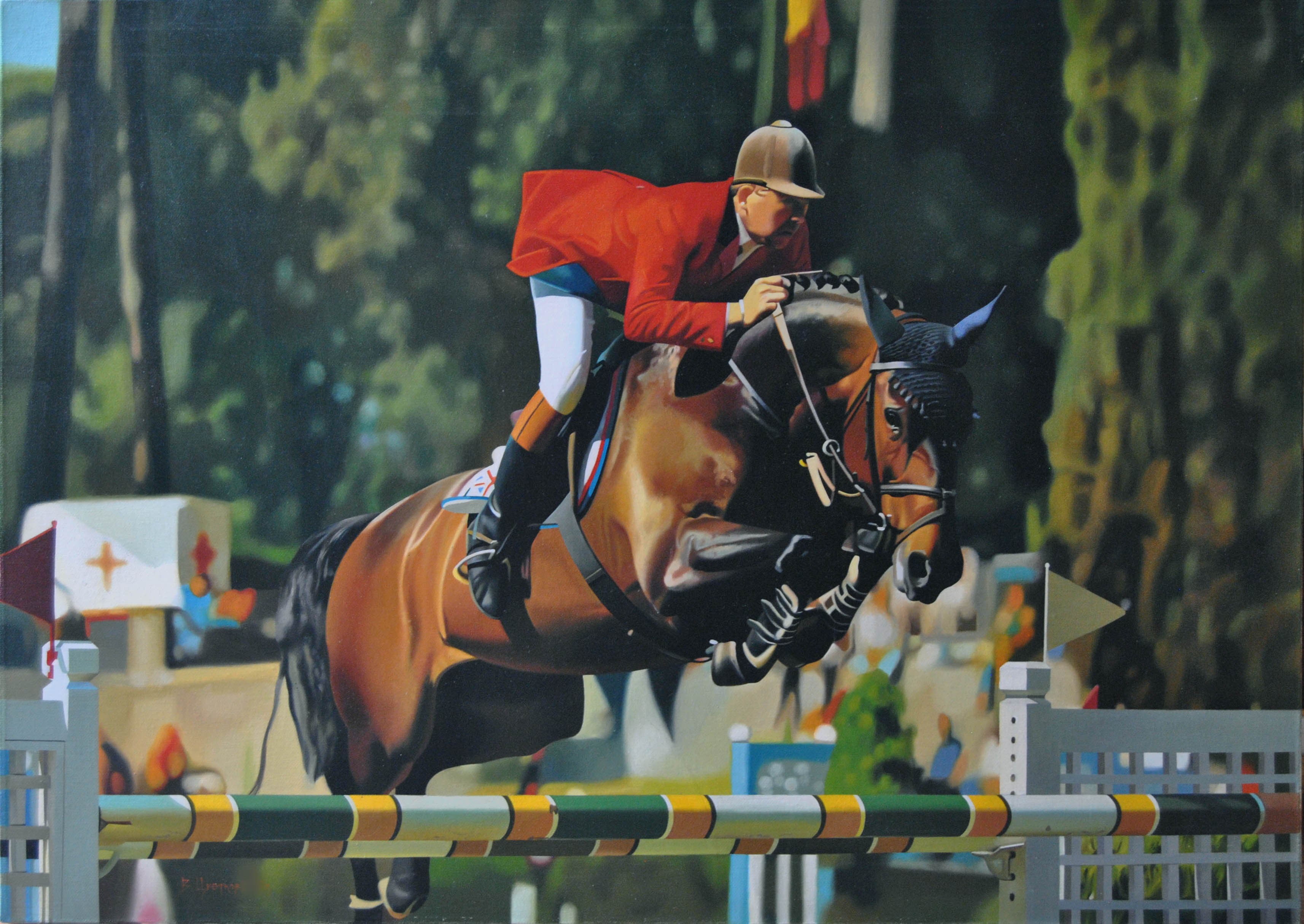 Valeri Tsvetkov, Jumping over obstacles Valeri Tsvetkov, Jumping over obstacles