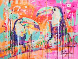 Peinture, Toucans, Marta Zawadzka