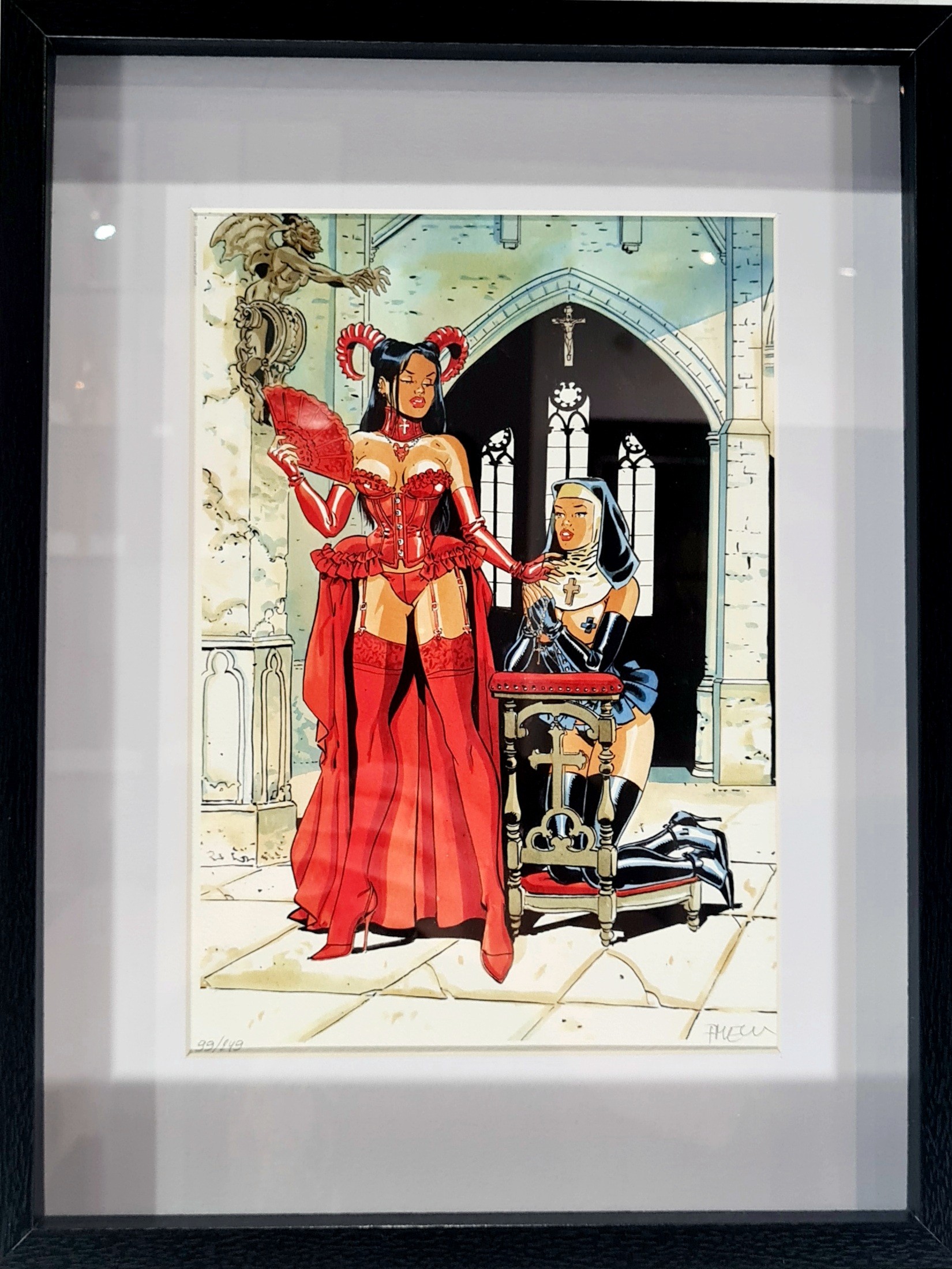 Félix Meynet, L'éventail Rouge Félix Meynet, L'éventail Rouge