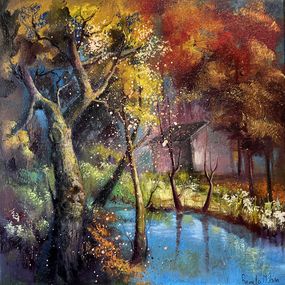 Painting, Forest Walk, Reneta Isin