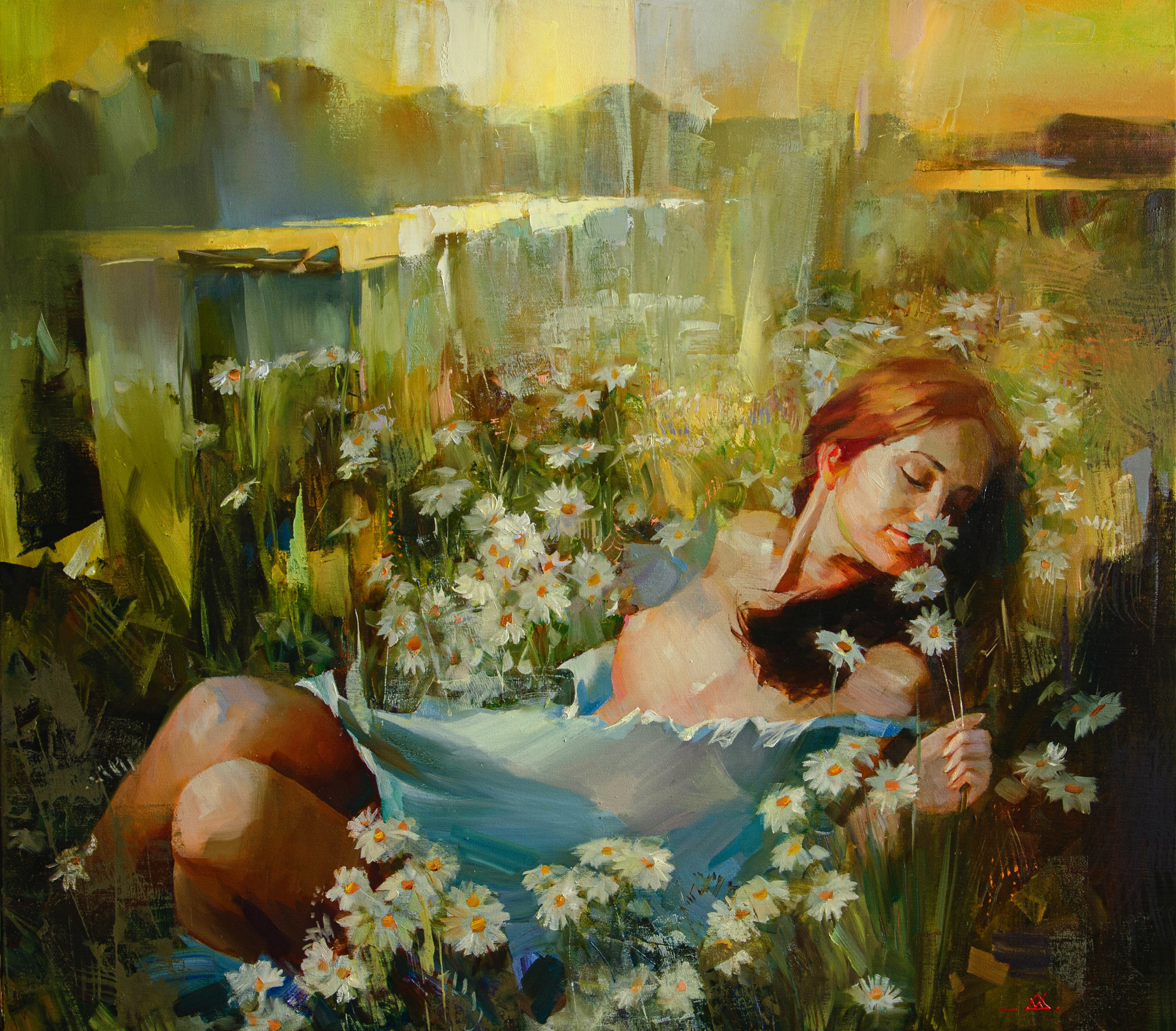 Vasyl Khodakivskyi, In chamomile-3 Vasyl Khodakivskyi, In chamomile-3