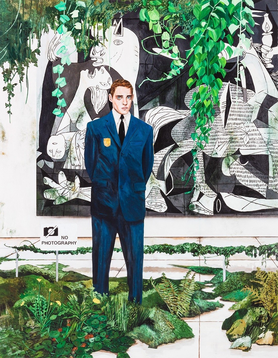 Hernan Bas, The Last Museum Guard at the Last Museum on Earth Hernan Bas, The Last Museum Guard at the Last Museum on Earth