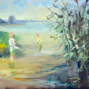 Painting, Coast, Elena Lukina
