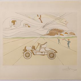 Print, L'automobile (Automobile), Salvador Dali