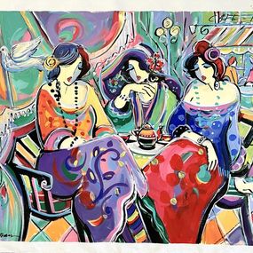 Painting, Now It's Time For Tea, Isaac Maimon