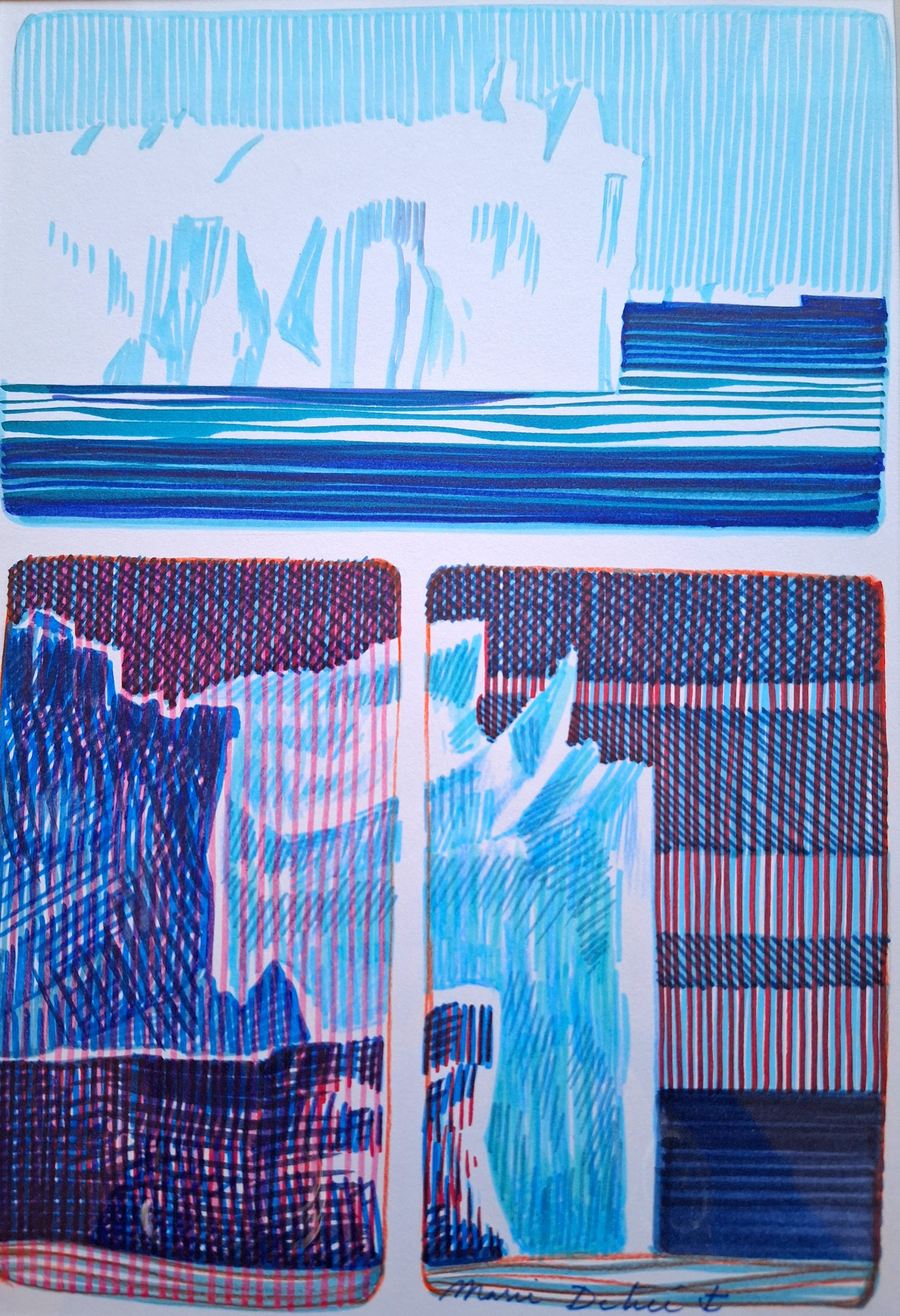 Marie Détrée, Icebergs en série Marie Détrée, Icebergs en série