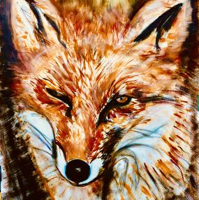 Peinture, Le mystérieux feu du renard roux, Catherine Clare