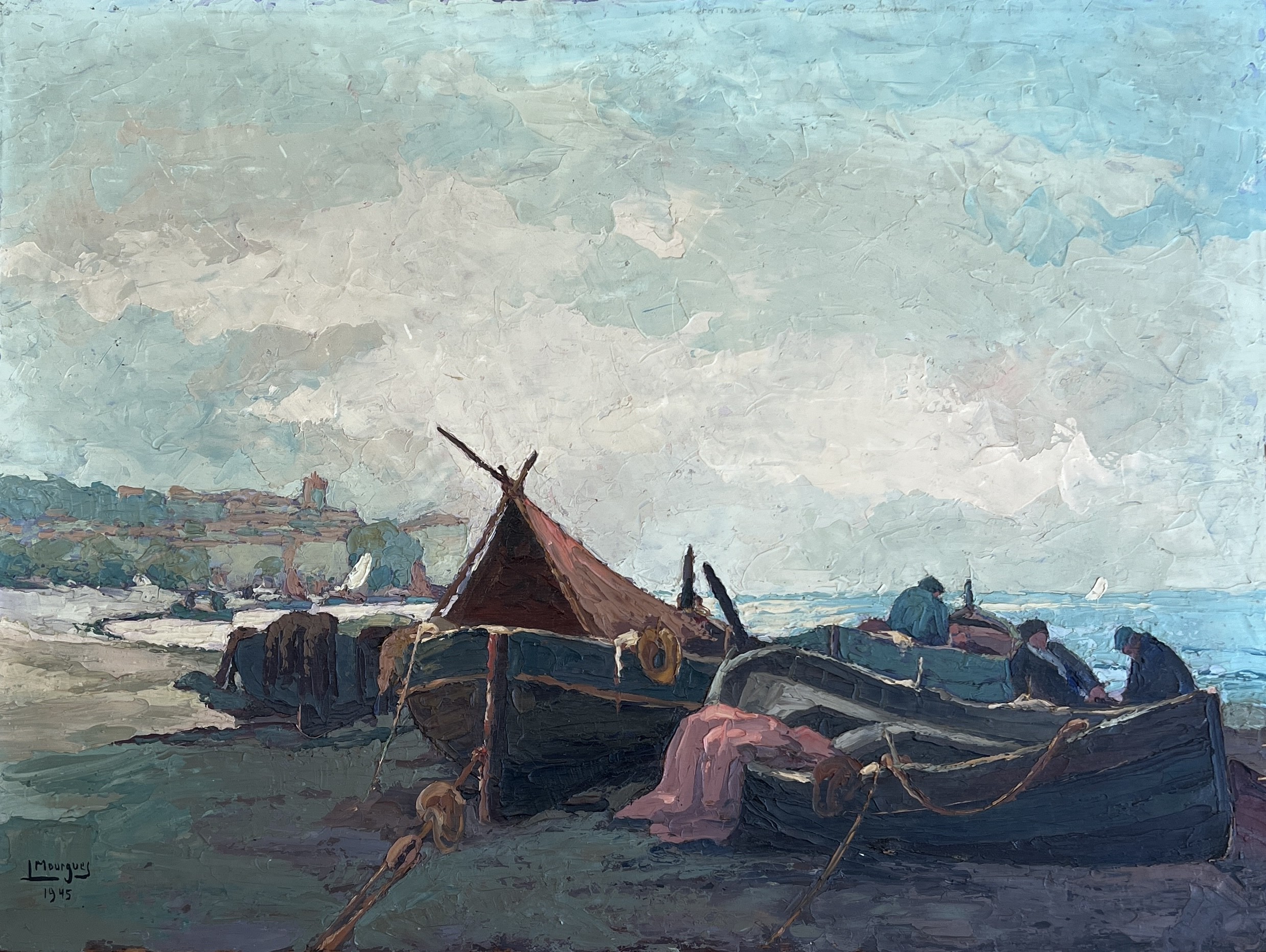 Louis André Mourgues, Repos des pêcheurs dans le Golf de Saint-Tropez Louis André Mourgues, Repos des pêcheurs dans le Golf de Saint-Tropez