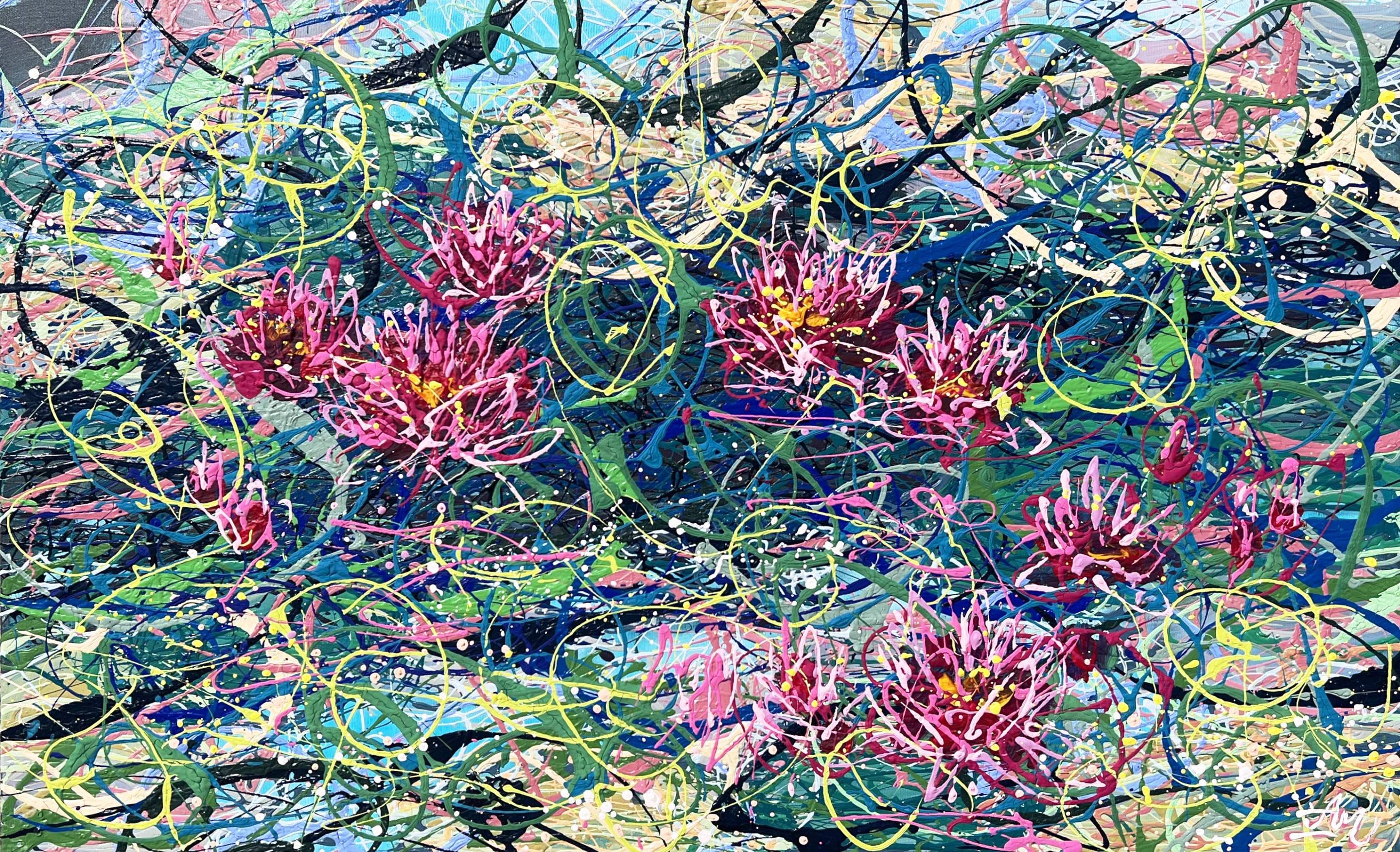 Nadin Antoniuk, Those same lilies of Claude Monet (stretched) Nadin Antoniuk, Those same lilies of Claude Monet (stretched)