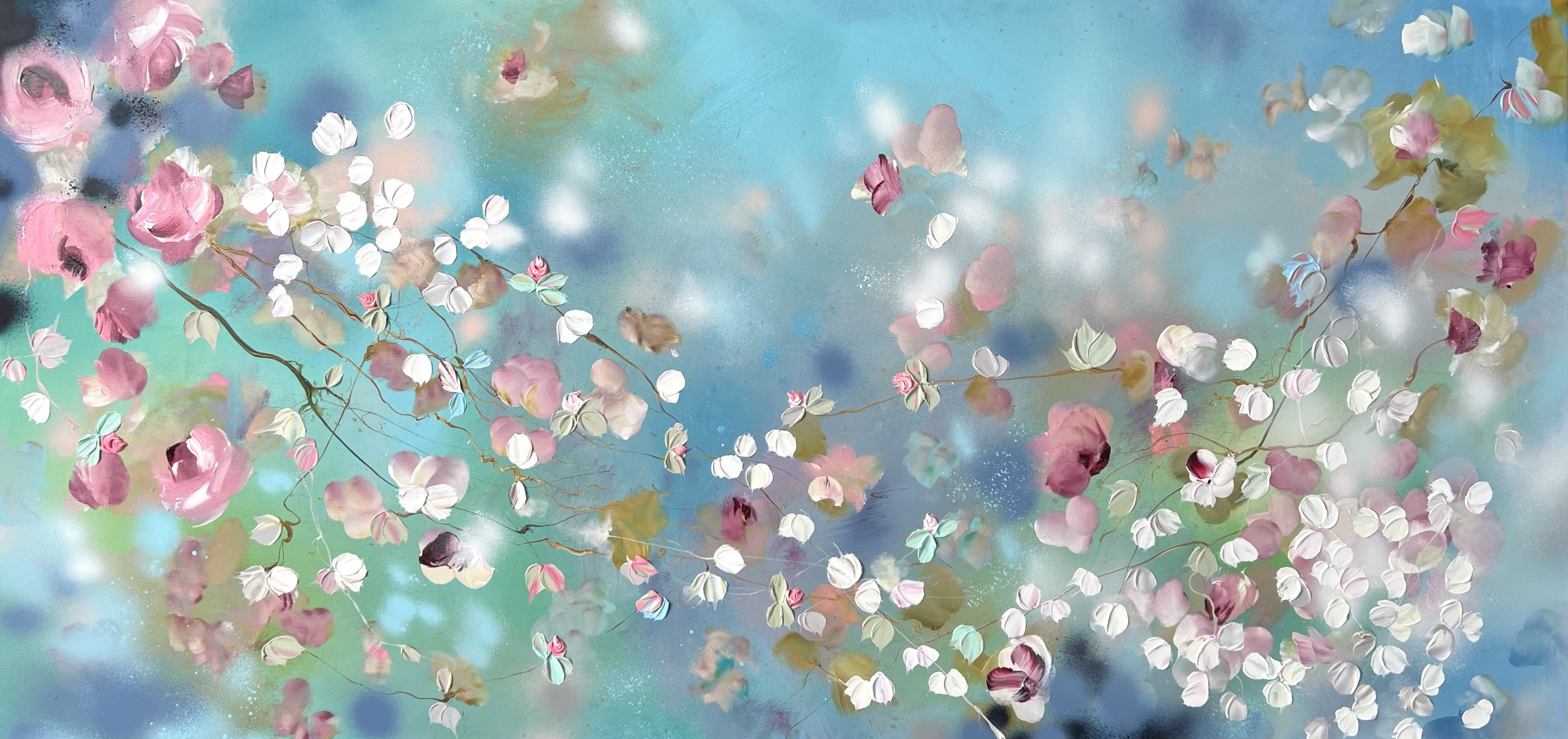 Anastassia Skopp, Spring Dance - very large floral art Anastassia Skopp, Spring Dance - very large floral art