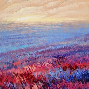 Painting, Pink Field at Sunrise, Tigran Mamikonyan
