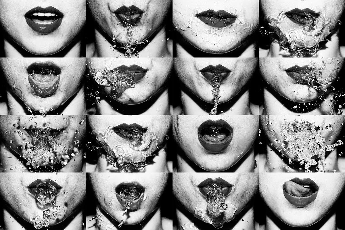 Tyler Shields, Water Mouths Monochrome (3) Tyler Shields, Water Mouths Monochrome (3)