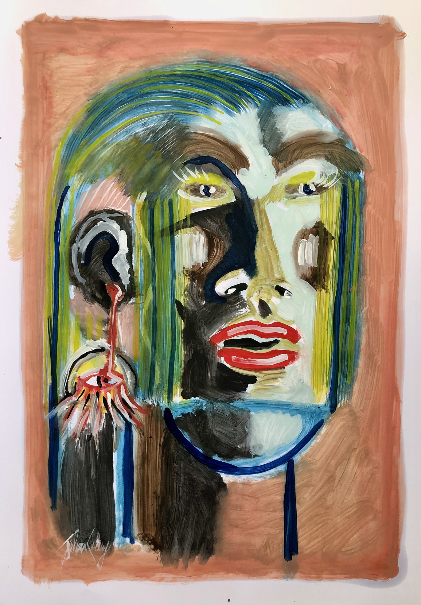 Julien Cuny, La peintre Julien Cuny, La peintre