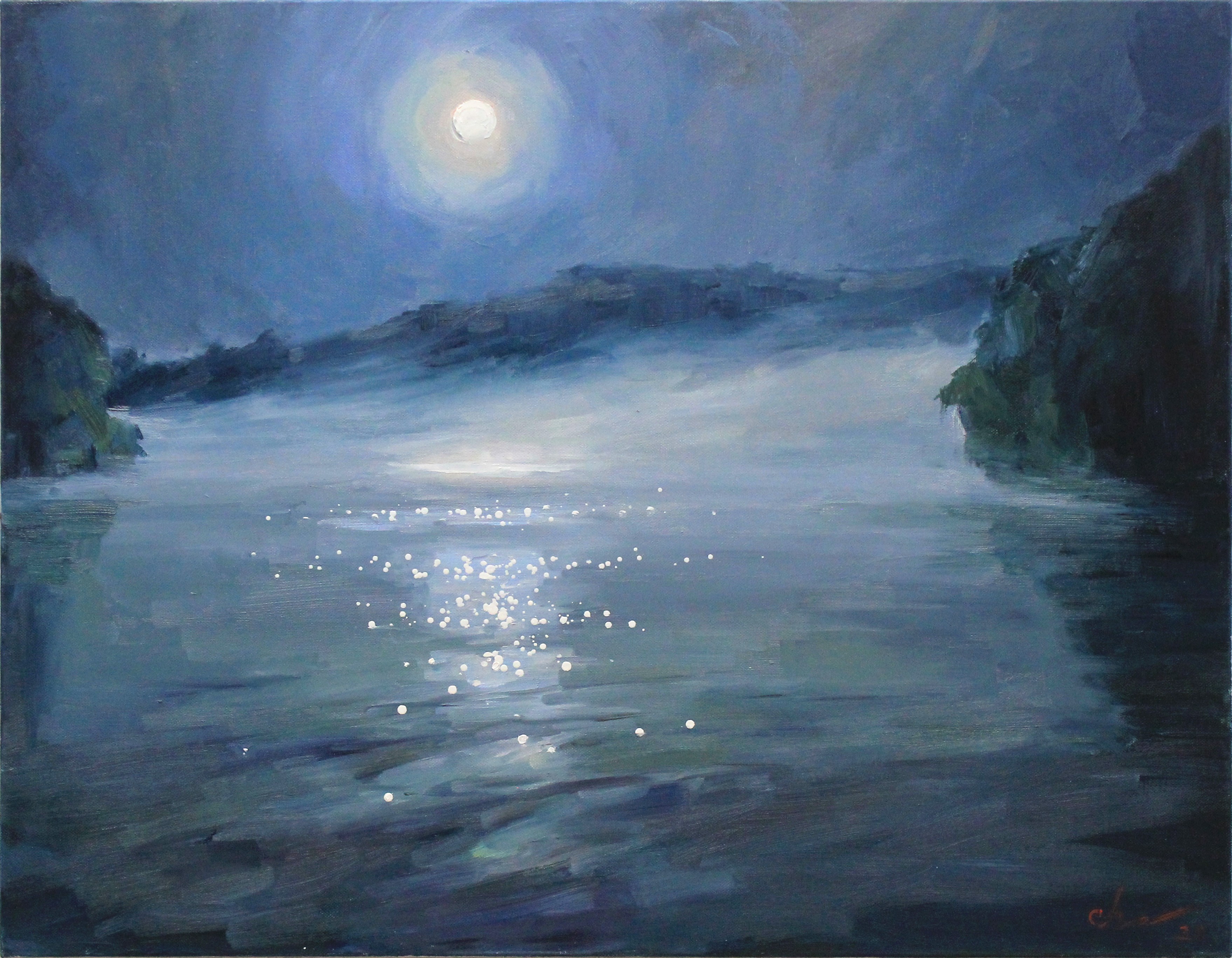 Serhii Cherniakovskyi, Moon rise Serhii Cherniakovskyi, Moon rise