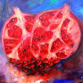 Painting, Pomegranate, Elena Lukina