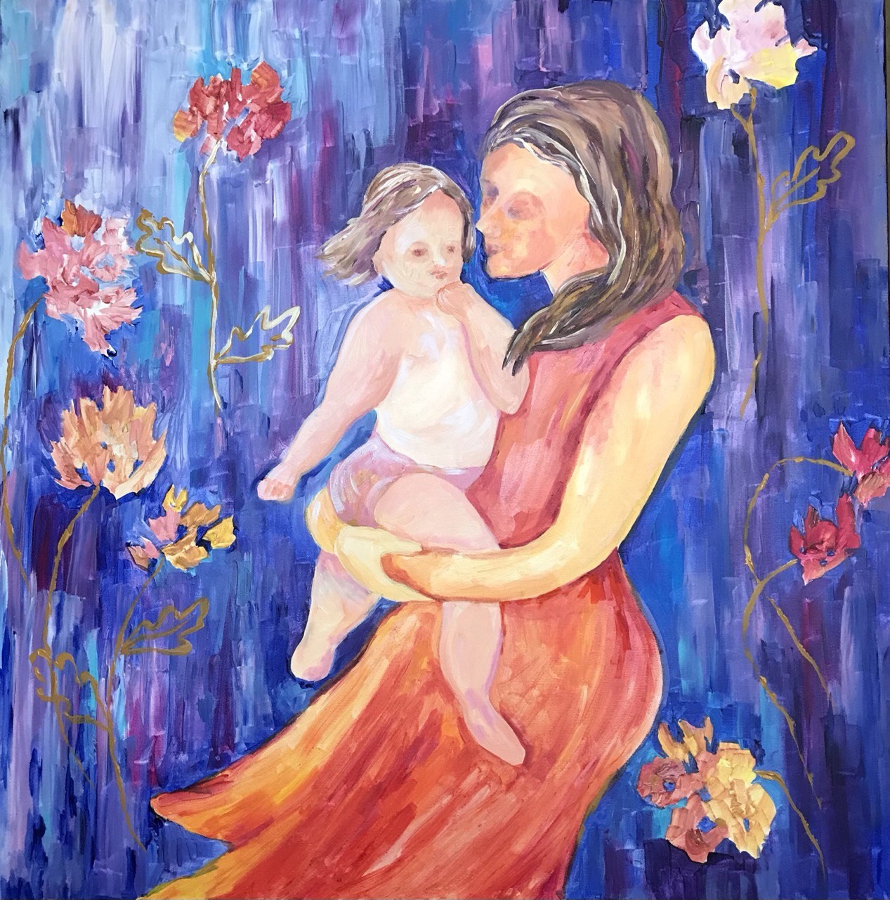 Tetiana Pchelnykova, Generations of Love, The Joy Series: A Journey to Inner Happiness original artwork Tetiana Pchelnykova, Generations of Love, The Joy Series: A Journey to Inner Happiness original artwork