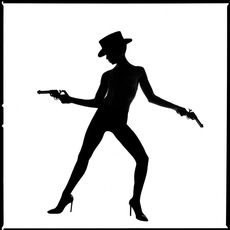Tyler Shields, Gunslinger Silhouette Tyler Shields, Gunslinger Silhouette