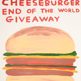 Drucke, Double Cheeseburger End Of The World Giveaway, David Shrigley