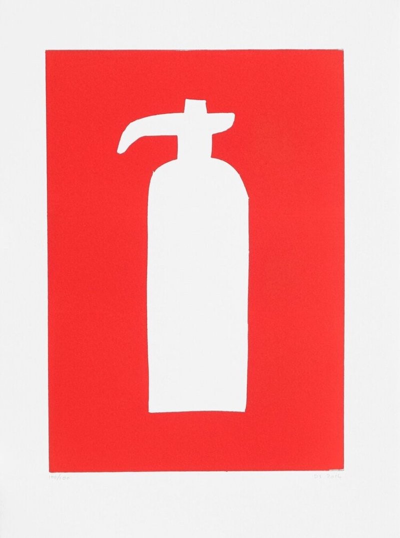 David Shrigley, Fire Extinguisher David Shrigley, Fire Extinguisher