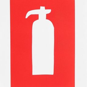 Print, Fire Extinguisher, David Shrigley