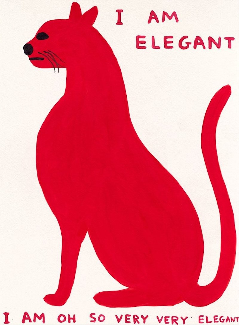 David Shrigley, I Am Elegant David Shrigley, I Am Elegant