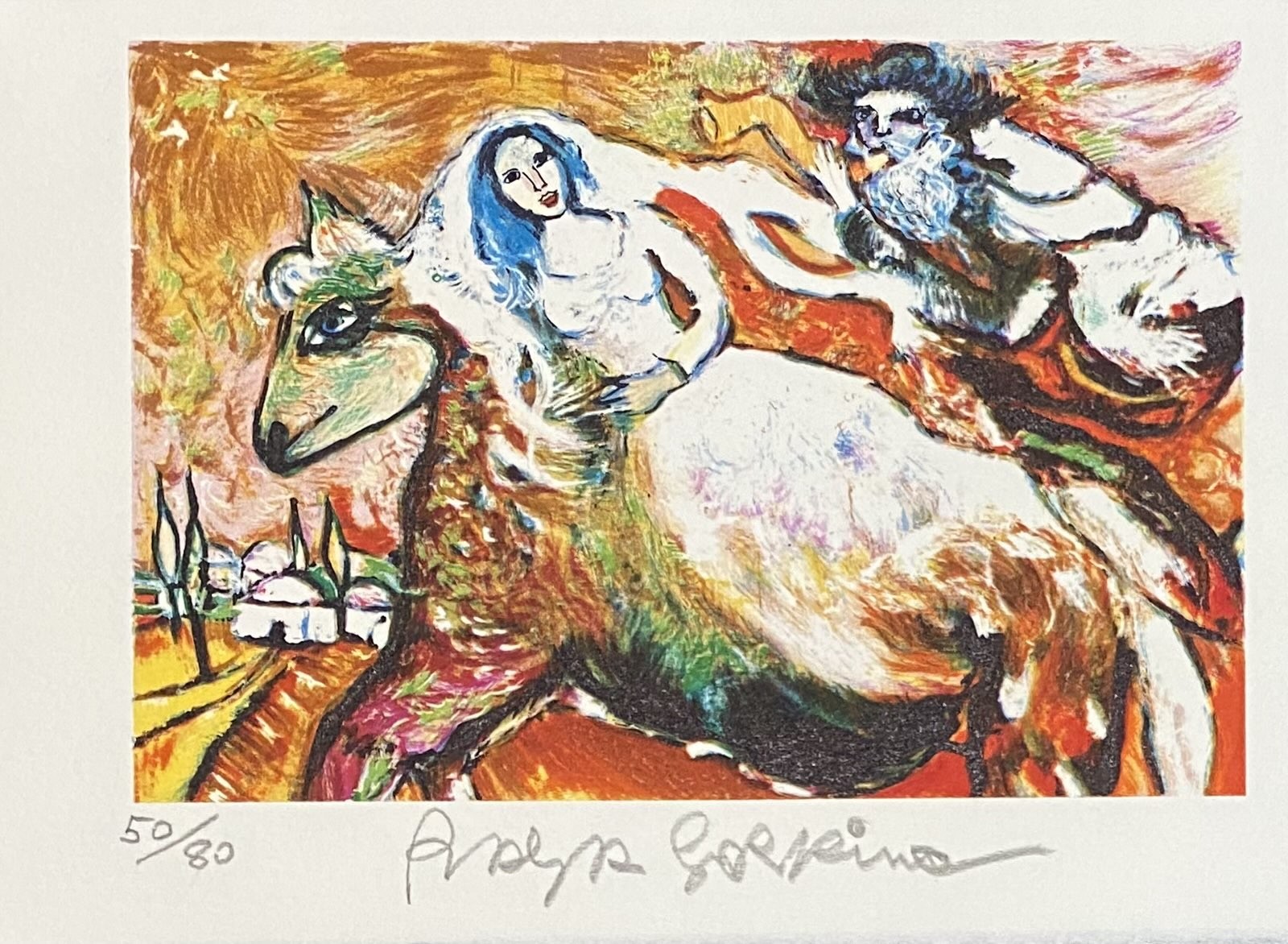 Raya Sorkine, La mariée à cheval Raya Sorkine, La mariée à cheval