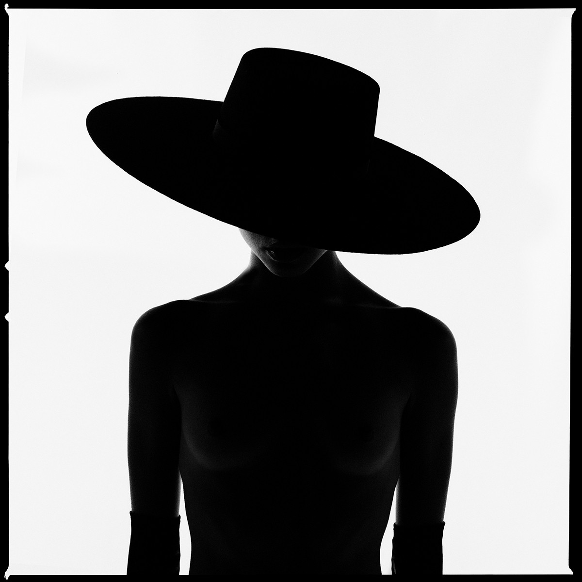 Tyler Shields, Hat and Gloves Silhouette (XXL) Tyler Shields, Hat and Gloves Silhouette (XXL)