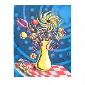 Print, Towers of Flowers, Kenny Scharf