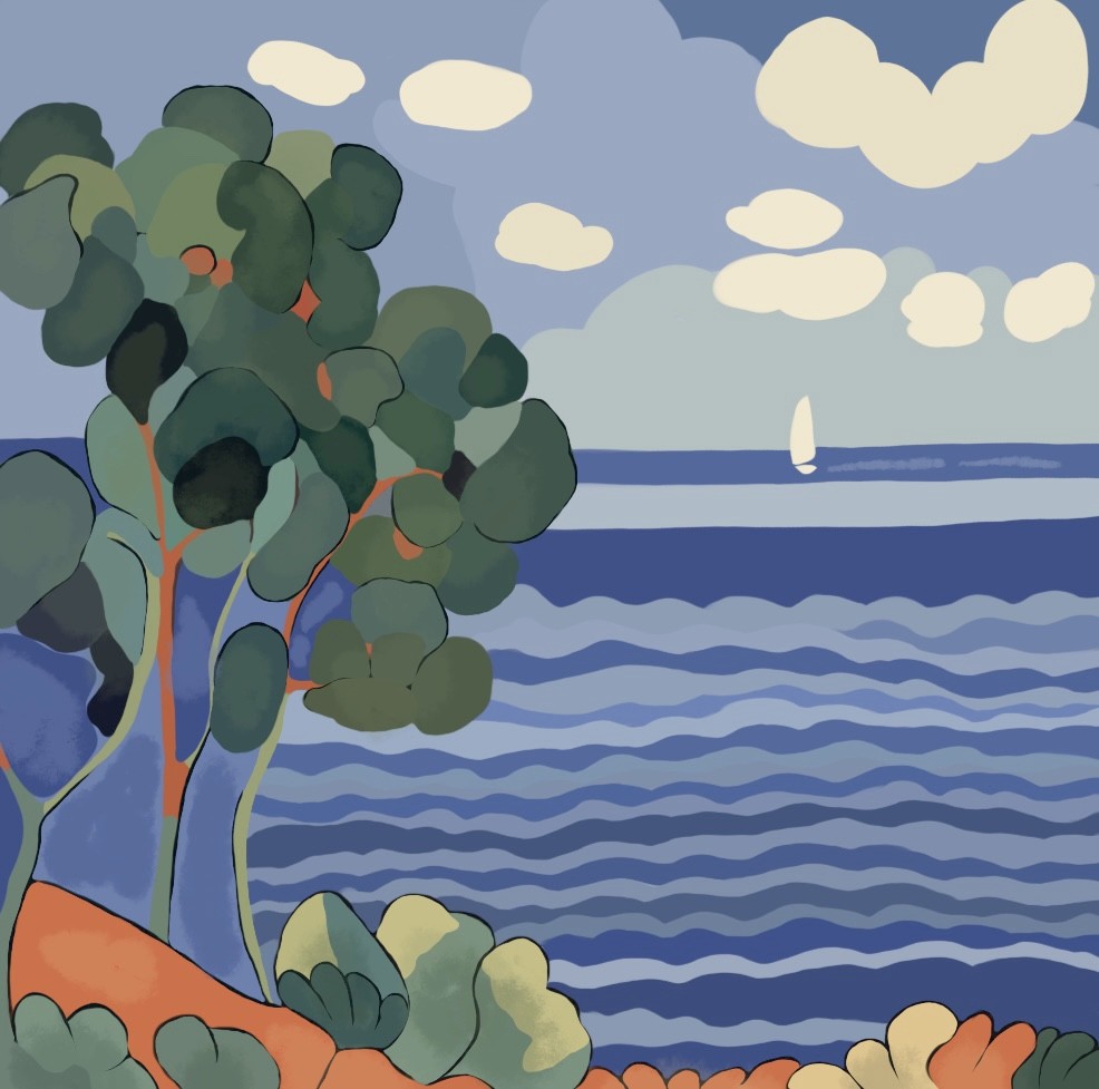 Nina Tsorieva, Seascape Nina Tsorieva, Seascape