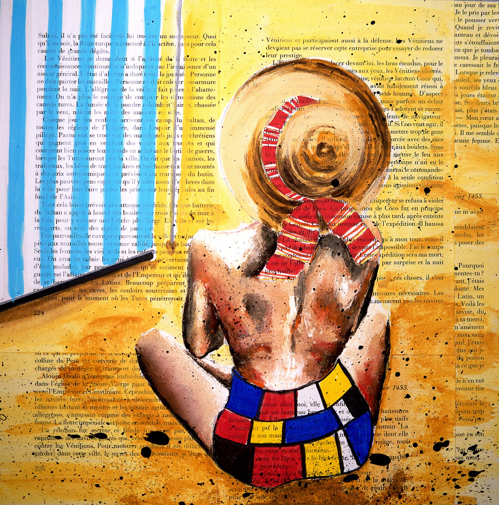 Bazévian Delacapucinière, Summer in La Baule V - LA french school artist basel Bazévian Delacapucinière, Summer in La Baule V - LA french school artist basel