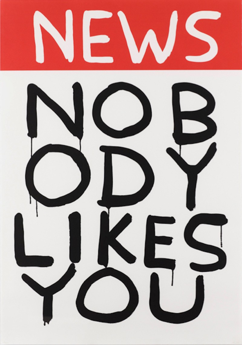 David Shrigley, News: Nobody Likes You David Shrigley, News: Nobody Likes You