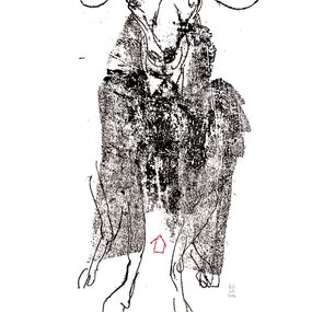Fine Art Drawings, Black Sheep 16 23, Eulogia Merle