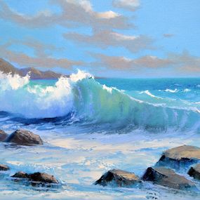 Painting, Beautiful sea, Elena Lukina