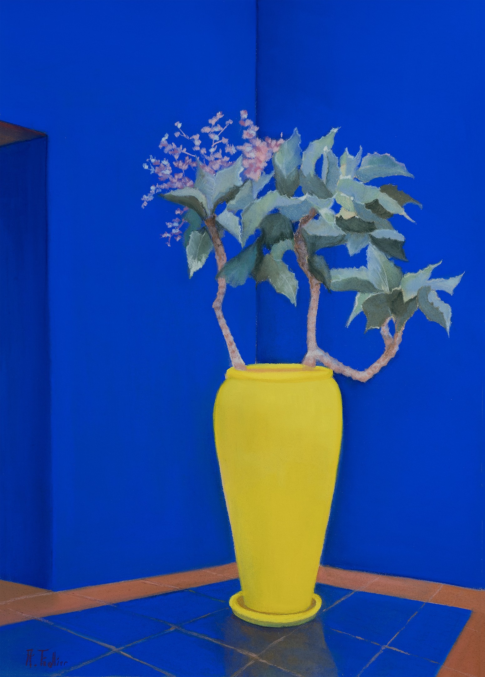 Agnès Tiollier, Couleur Majorelle III Agnès Tiollier, Couleur Majorelle III