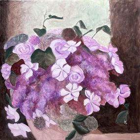 Painting, Lilac Pot, Iryna Bondar