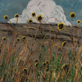 Peinture, Untitled Sunflower, Paul Manes