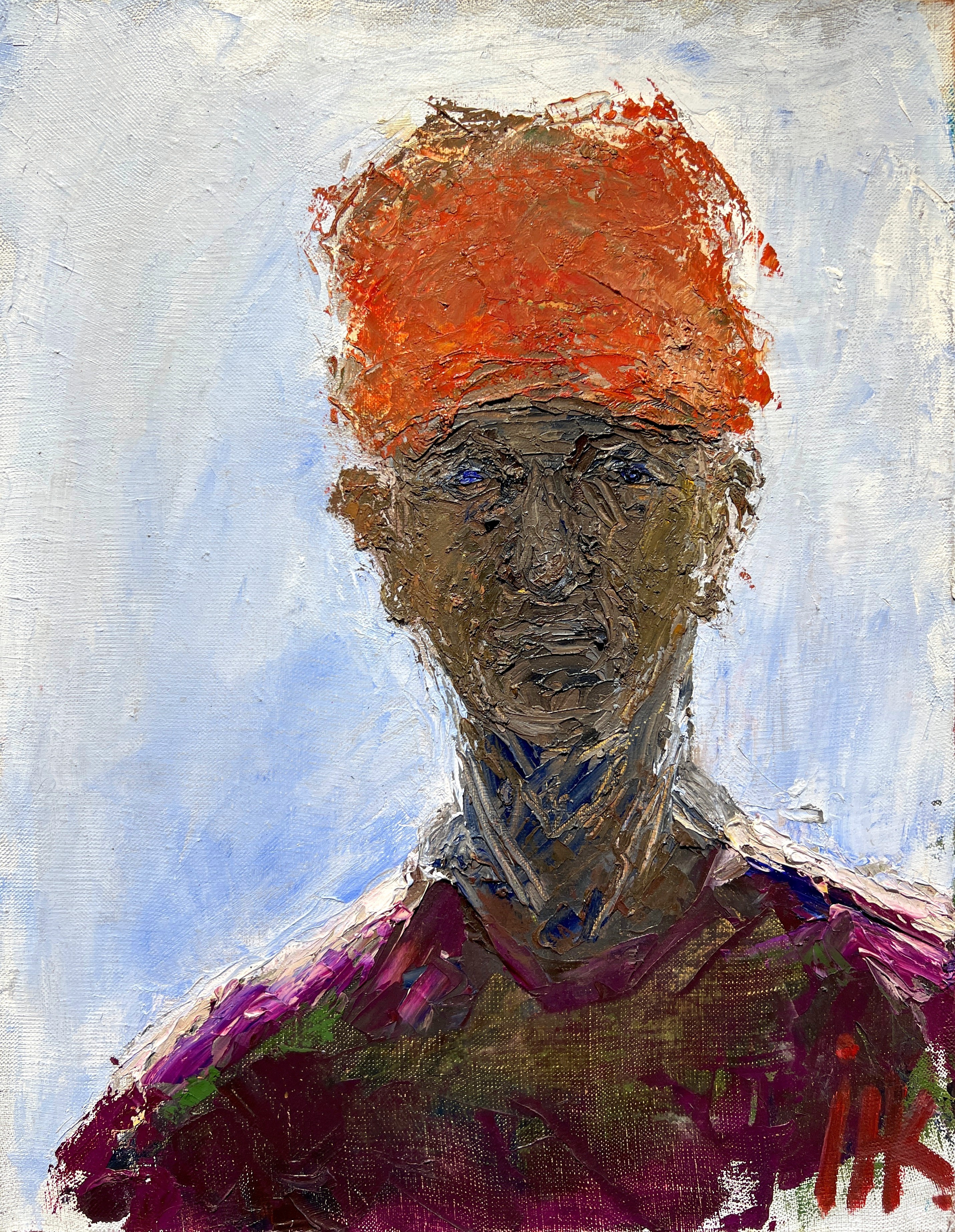 Nazar Ivanyuk, A Man in Orange Cap Nazar Ivanyuk, A Man in Orange Cap