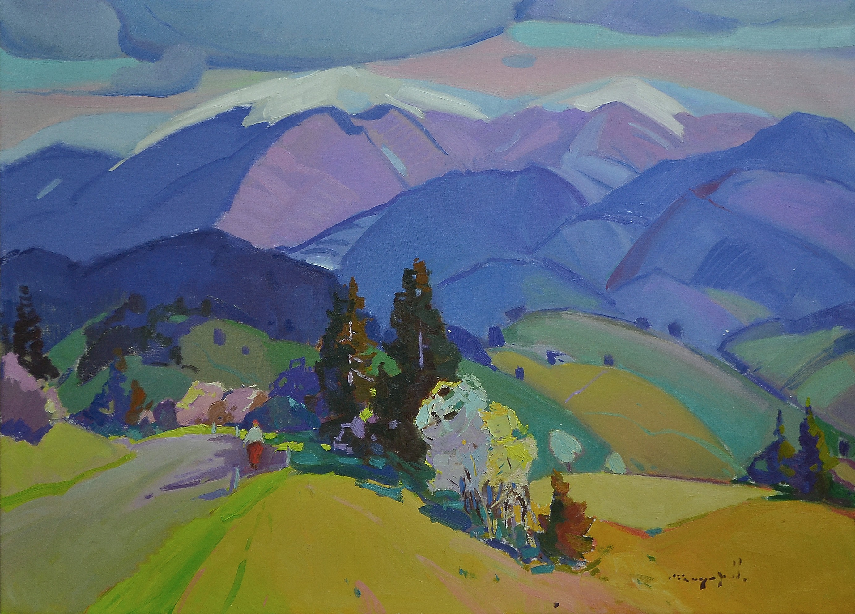 Alexander Shandor, Spring is on the Pass Alexander Shandor, Spring is on the Pass