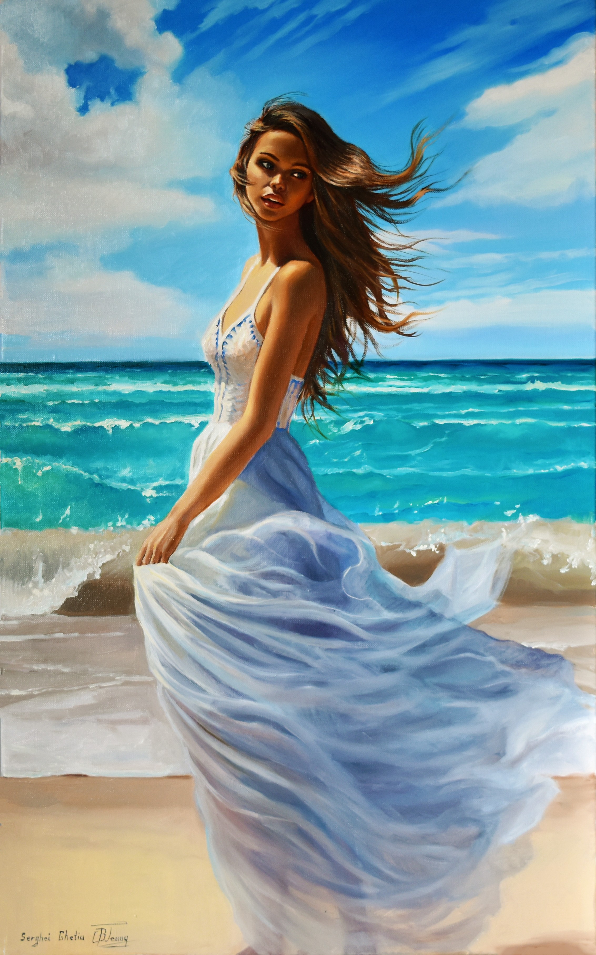 Serghei Ghetiu, A girl who loves the sea II Serghei Ghetiu, A girl who loves the sea II